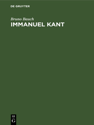 cover image of Immanuel Kant